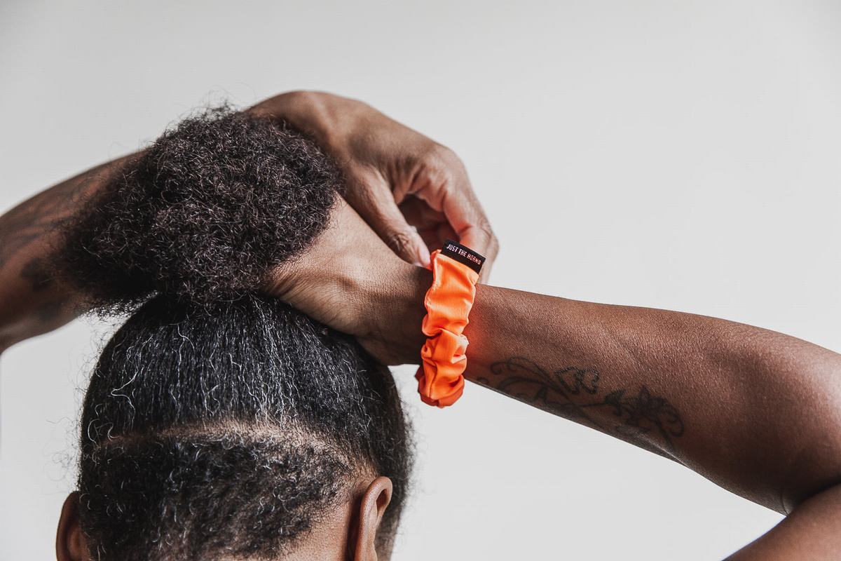 Nobull Scrunchie Neon Men's Scrunchie Orange | Australia (YM9103)